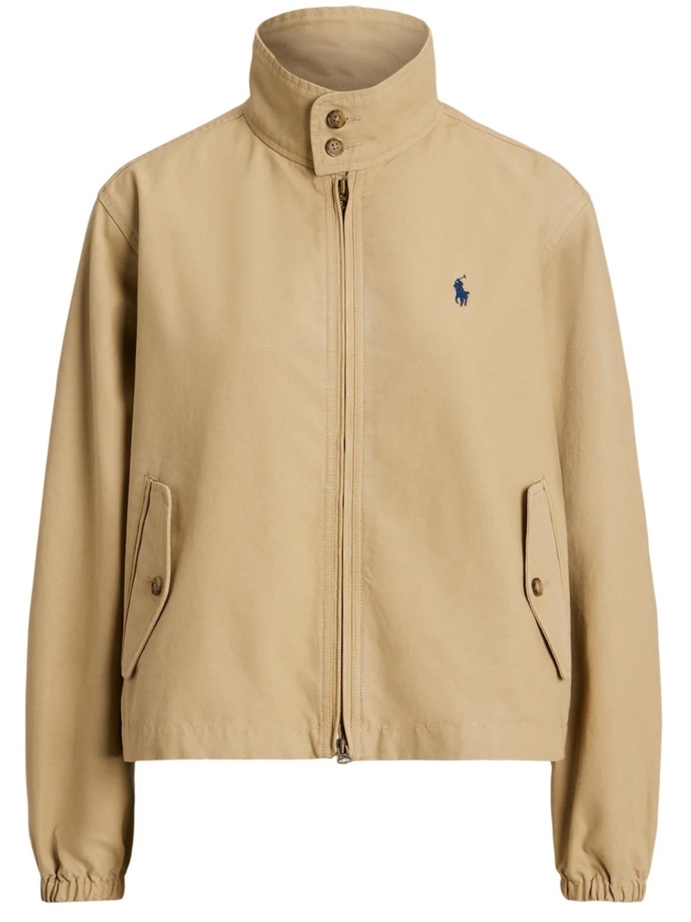 RALPH LAUREN WOMEN Cotton Canvas Jacket Vintage Khaki Sz L NWT